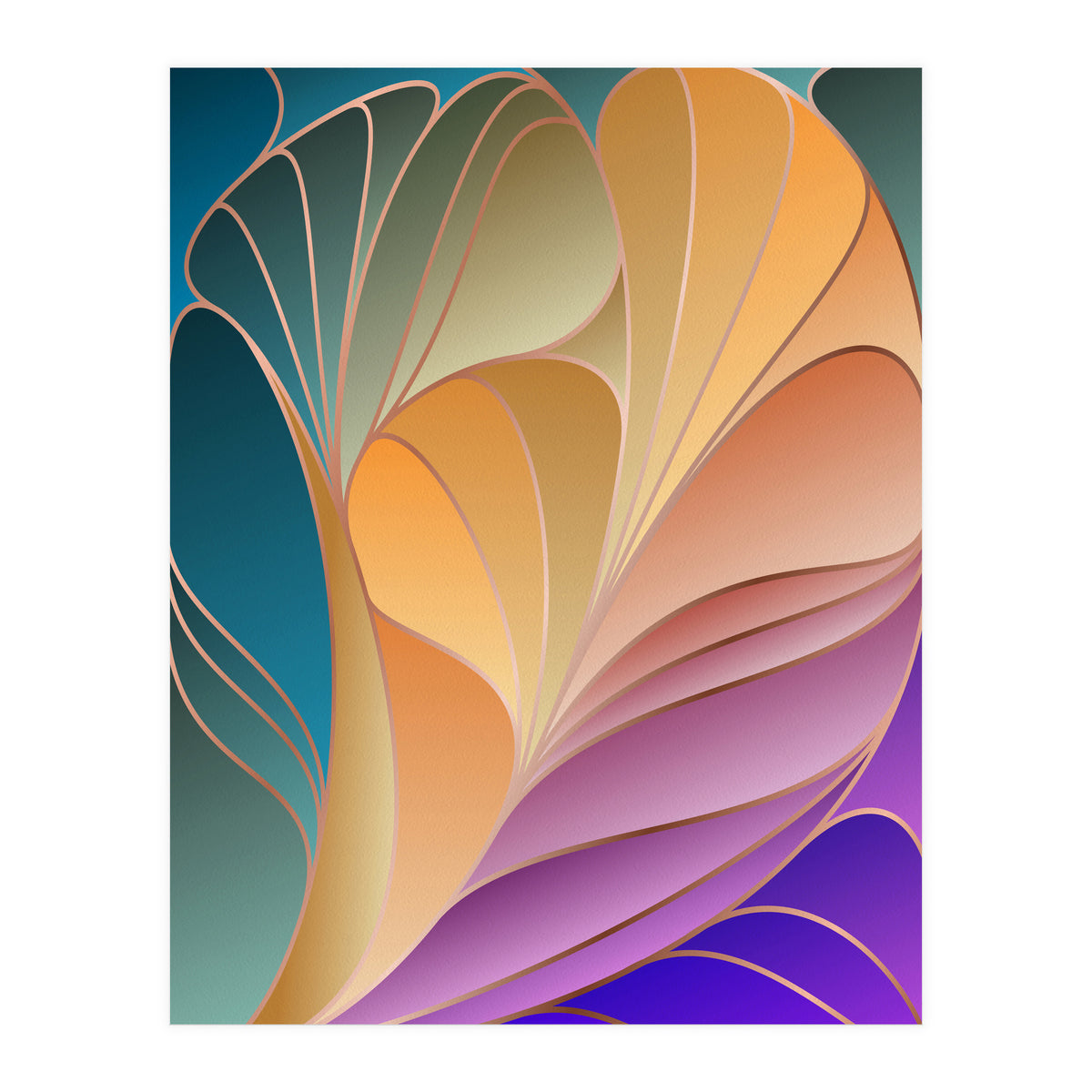 Colorful Art Deco IV (Print Only)