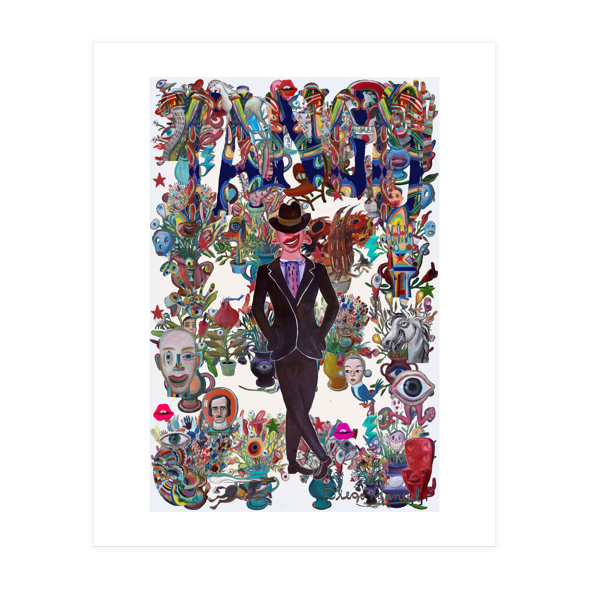 Tango Nuevo Tapiz 6 (Print Only)