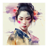 Watercolor Modern Geisha #6 (Print Only) thumbnail