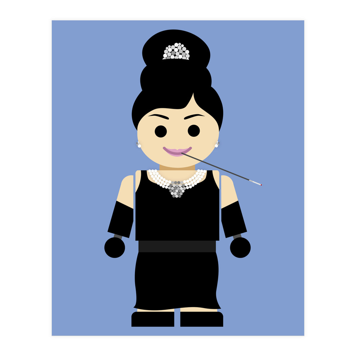 Audrey Hepburn Toy (Print Only)