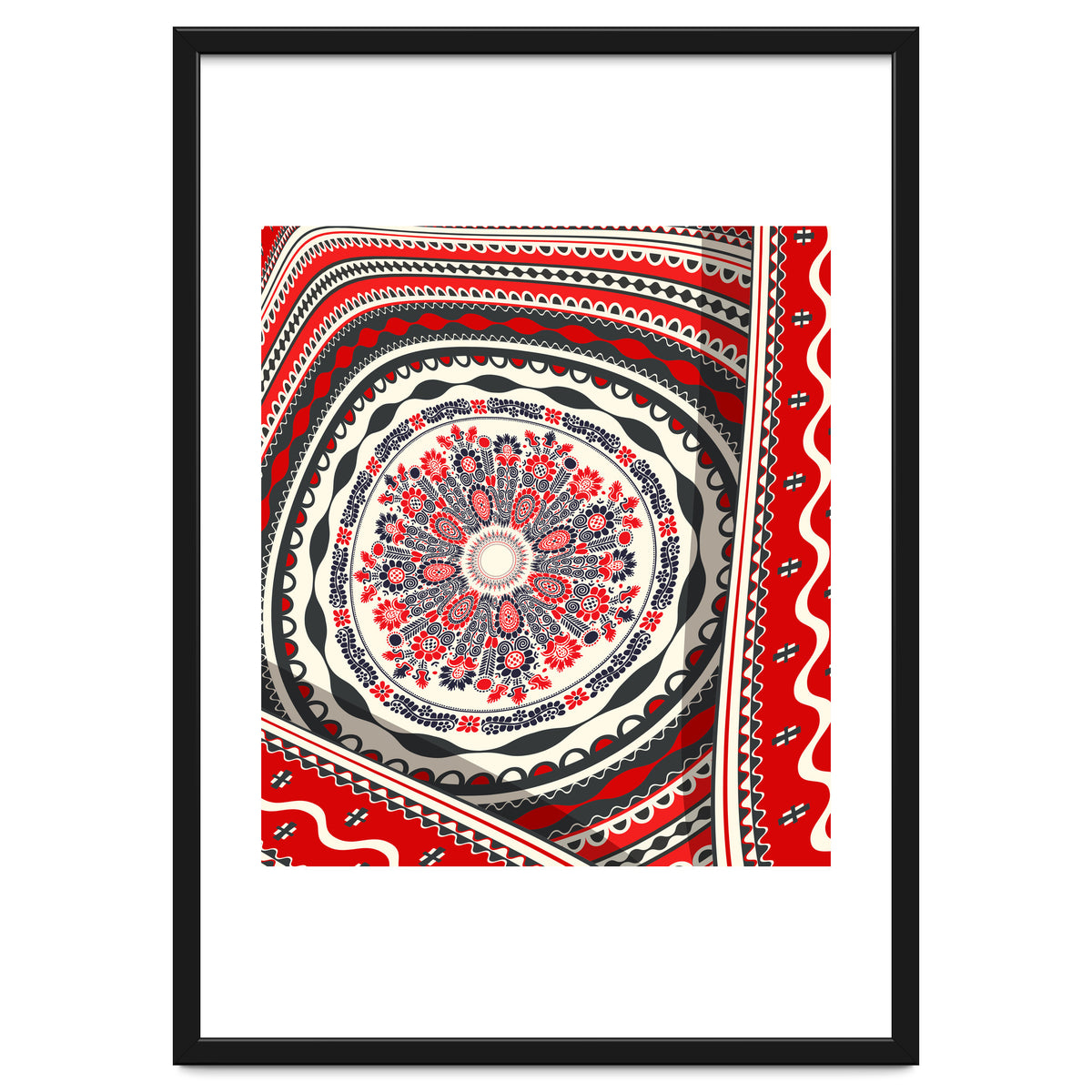 Romanian embroidery background 20