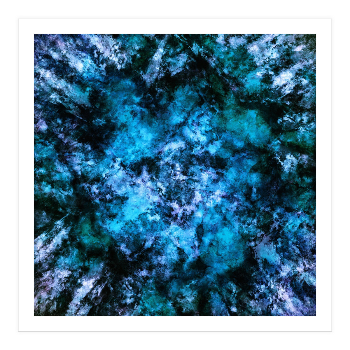 Blue Burst (Print Only)