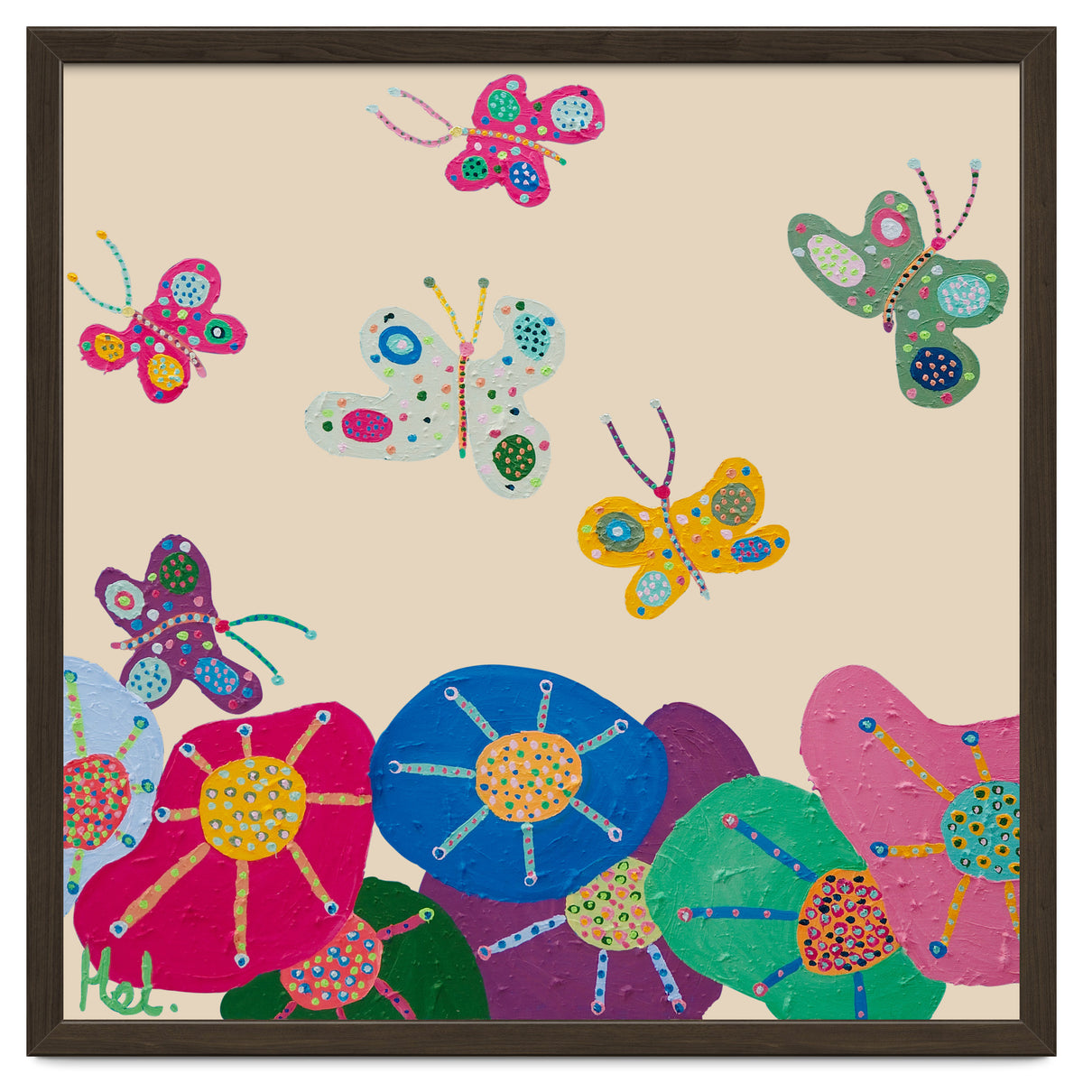 Butterflies Garden (pink)