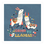Llama With Cactus Como Te Llamas Spanish Saying 2 (Print Only) thumbnail