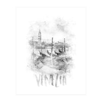 Monochrome Art CANAL GRANDE | watercolor (Print Only)