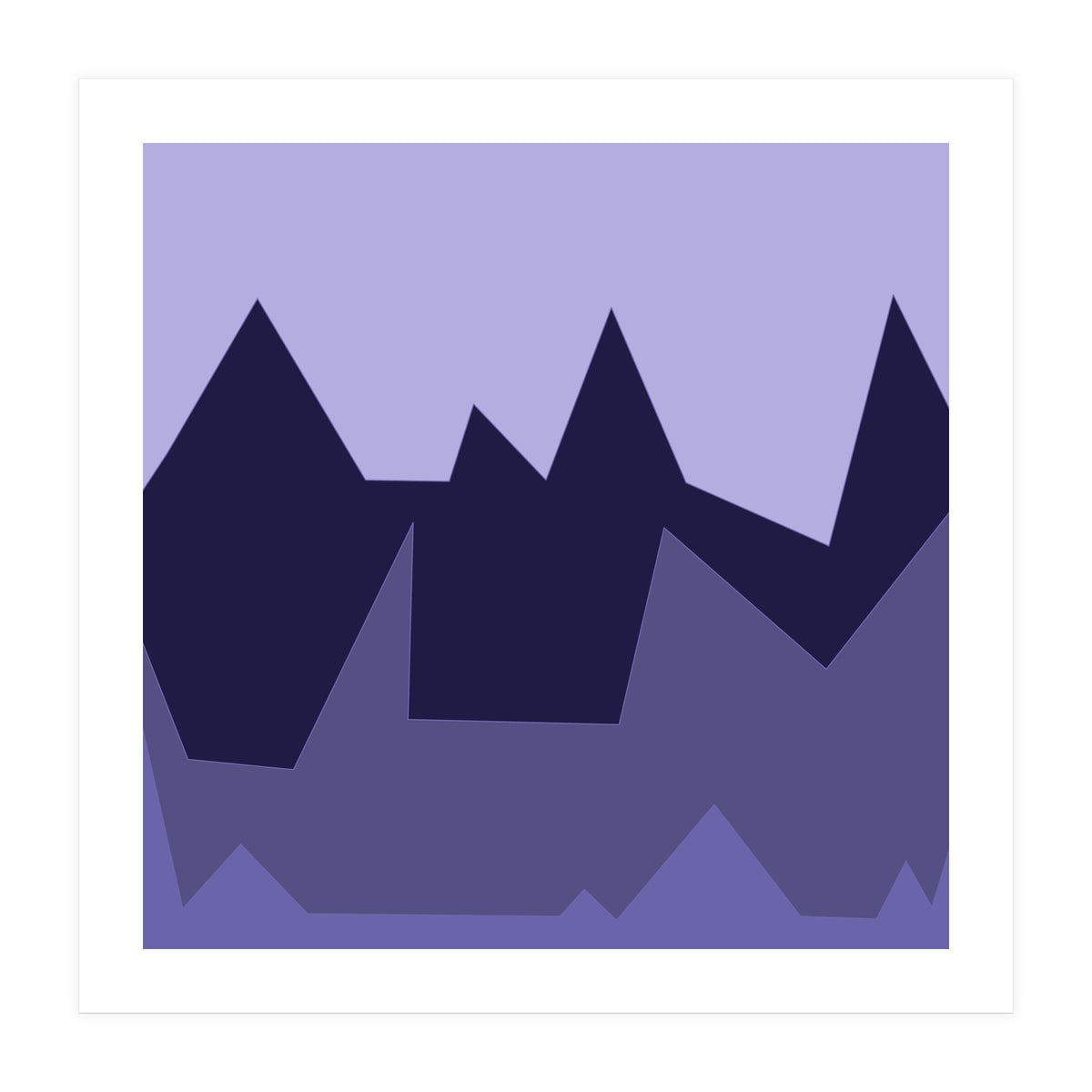 Purple Mountains (Print Only)