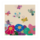 Butterflies Garden (pink) (Print Only) thumbnail