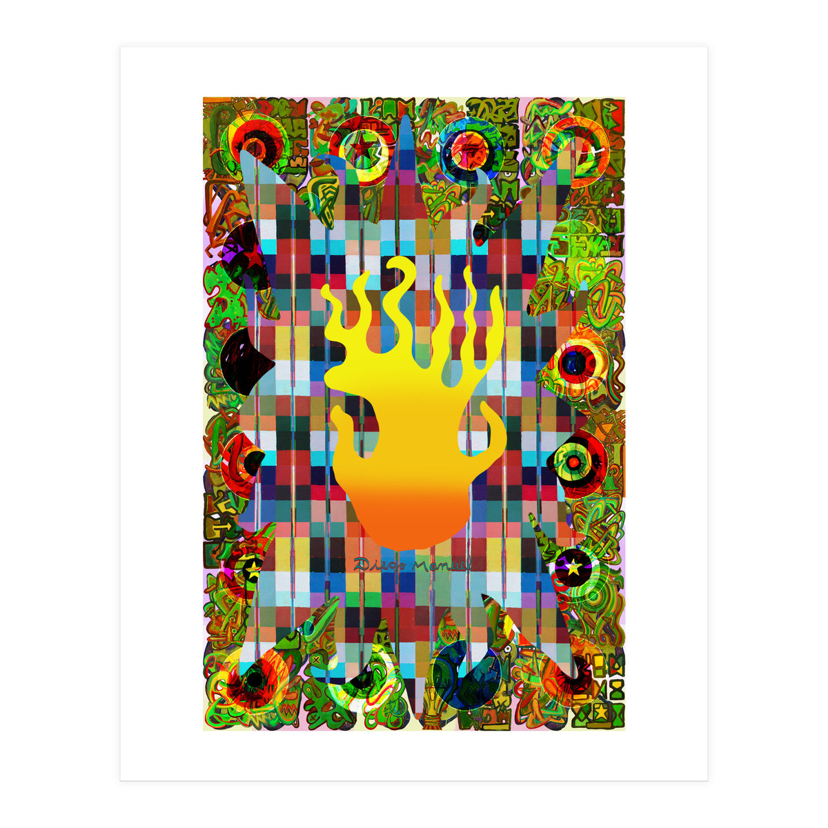 Fuego Y Graffiti 1 (Print Only)