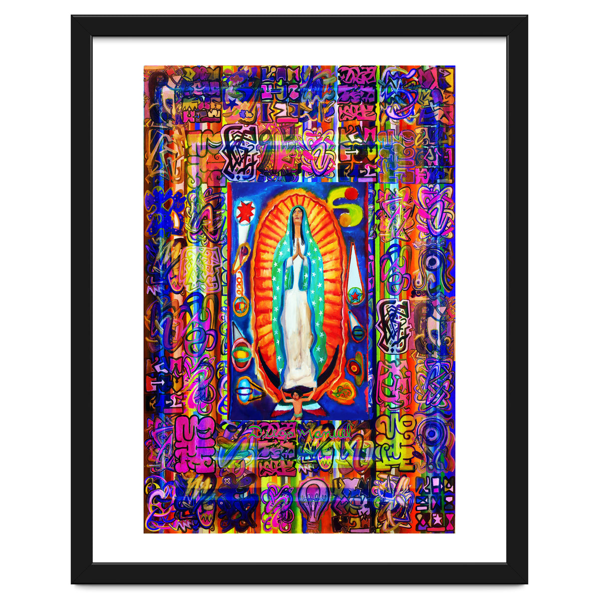 Graffiti Digital 2022 344 and Virgin of Guadalupe