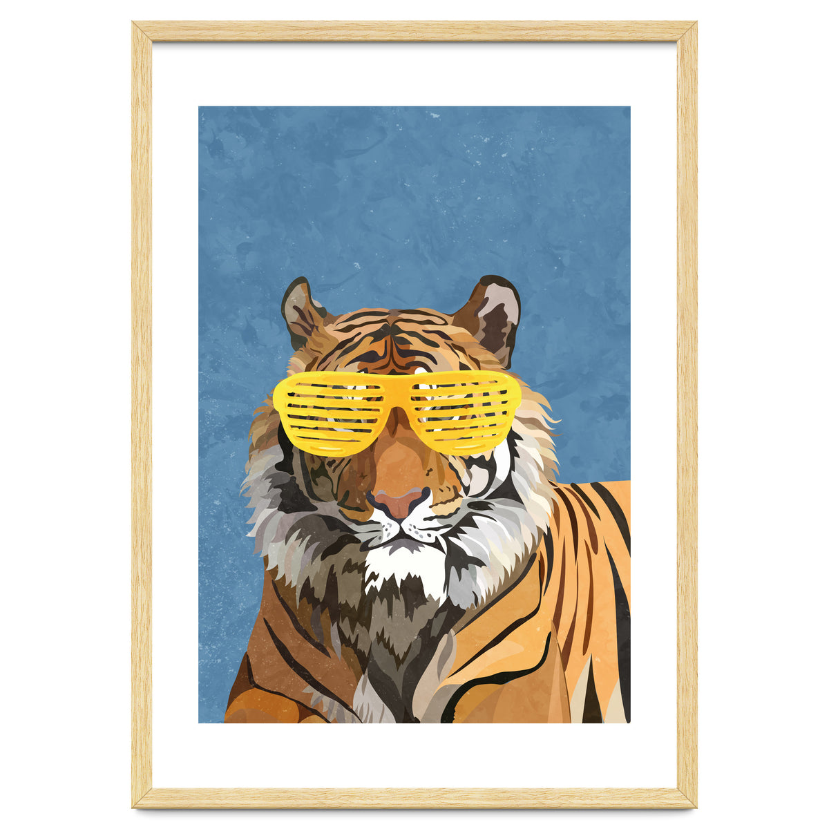 Hip Hop Tiger Yellow and Blue