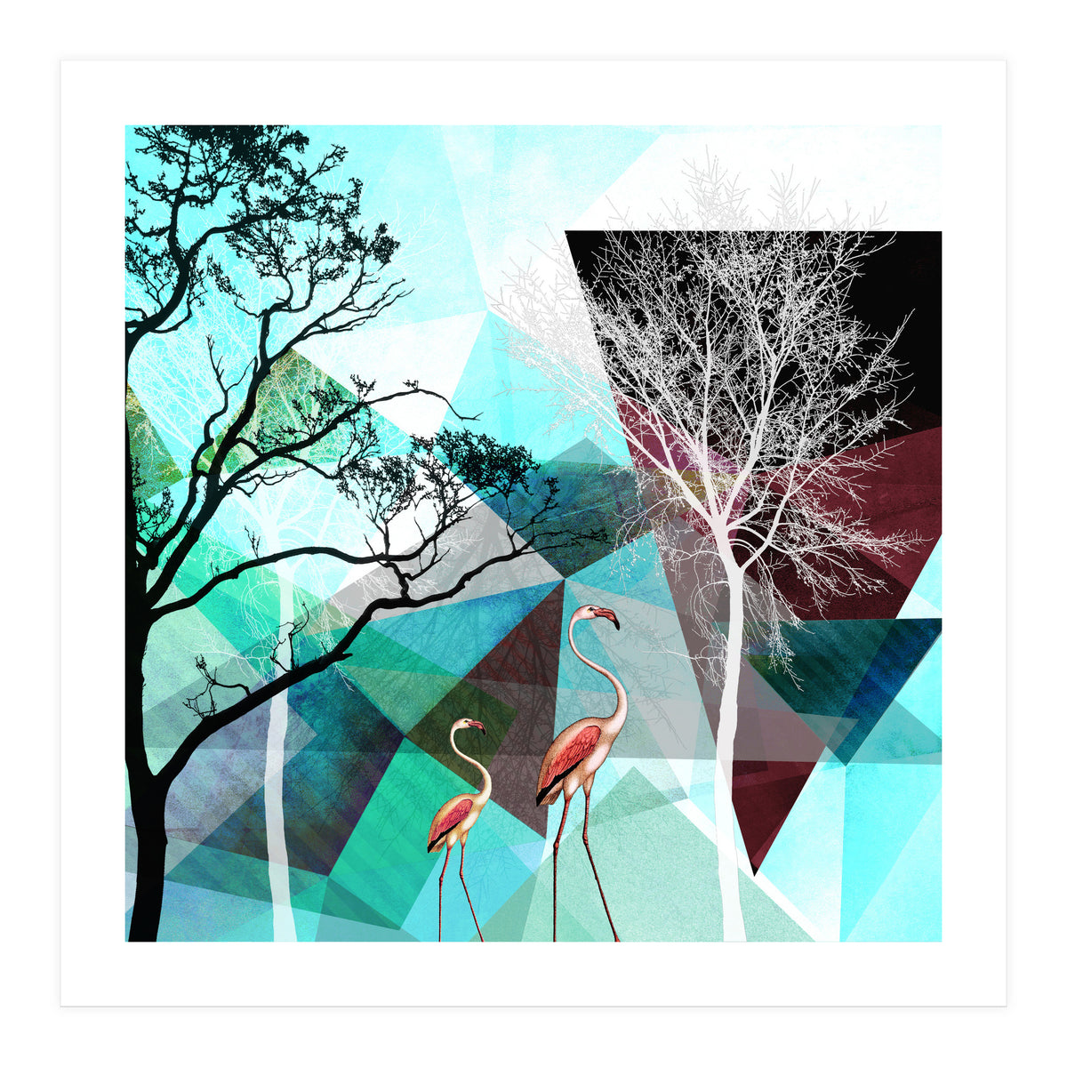 FLAMINGOS P26 (Print Only)