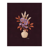 Purple Floral Vase Still Life (Print Only) thumbnail