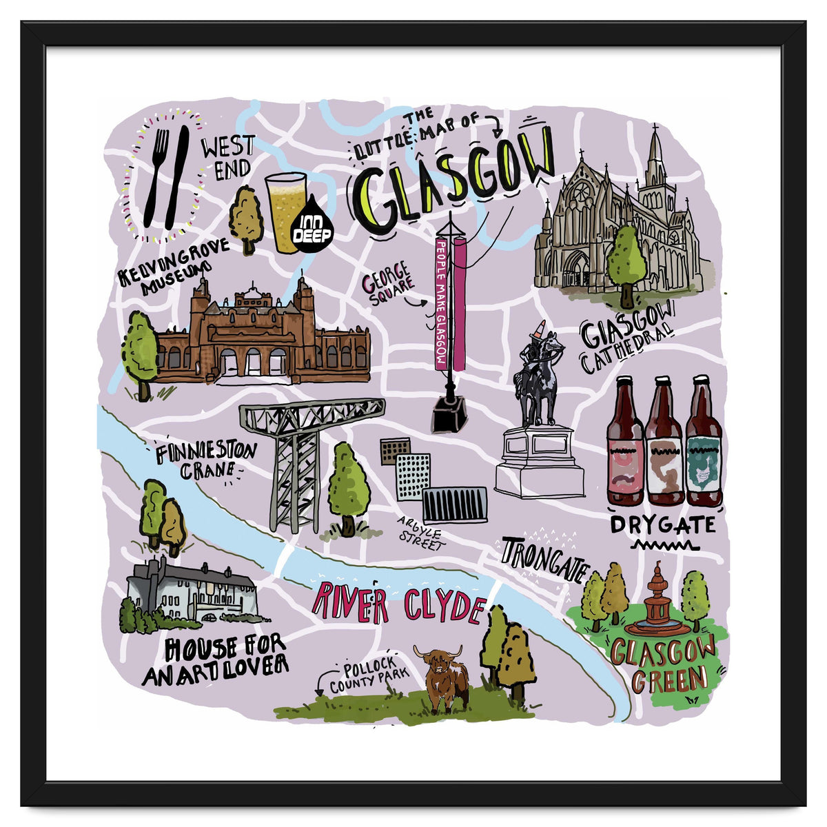 Little Map of Glasgow