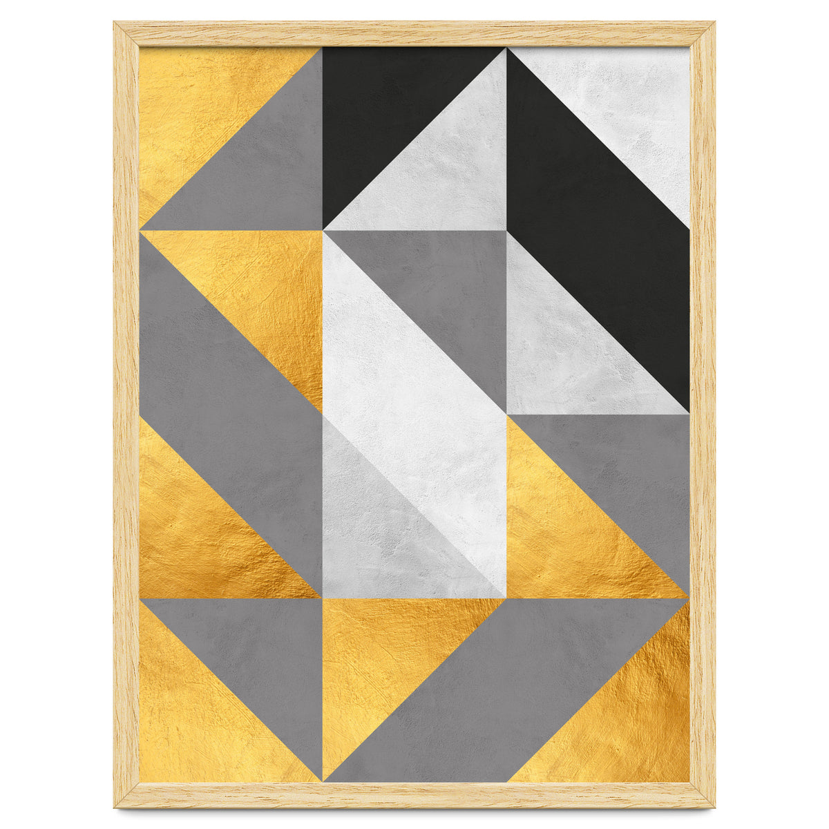 Gray and Gold Composition IV
