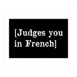 Judges You In French (Print Only) thumbnail