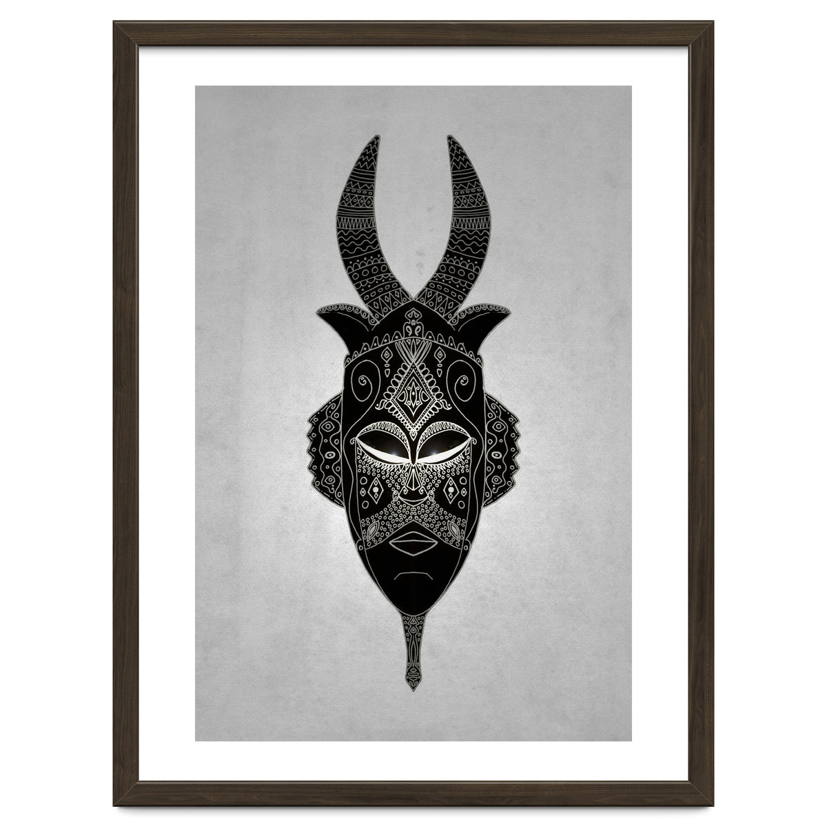 Horned Tribal Mask