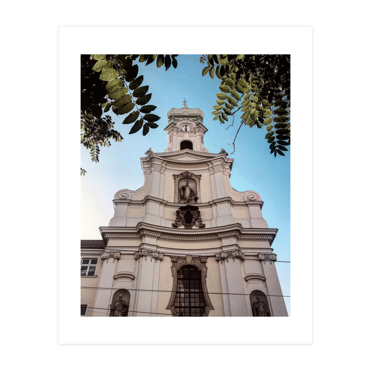 Bratislava framed architecture  (Print Only)