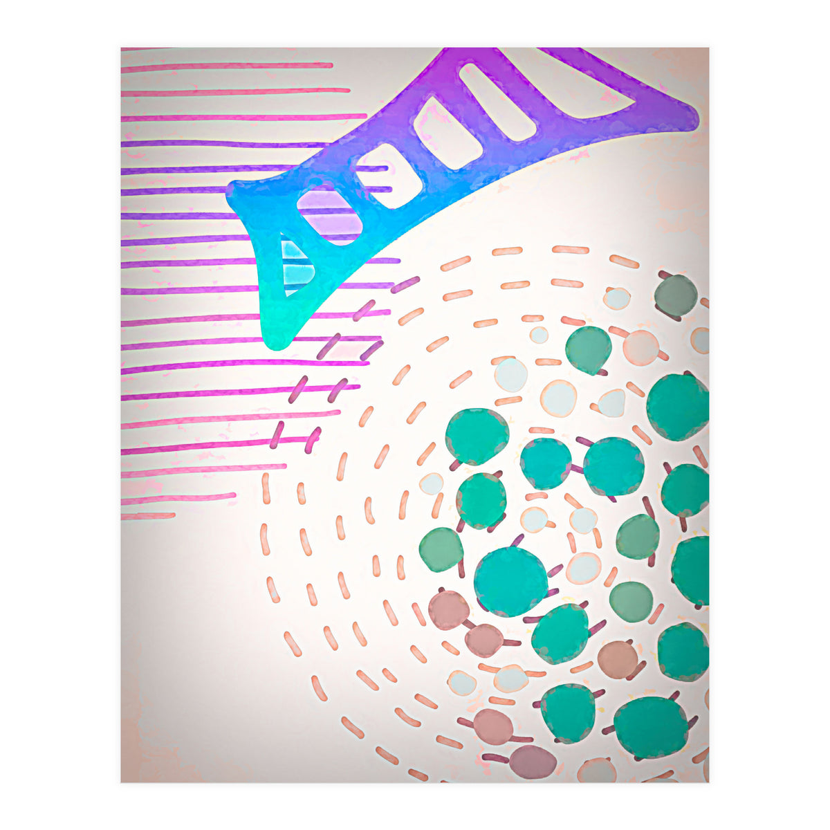 Pebbles In The Wheels (Print Only)