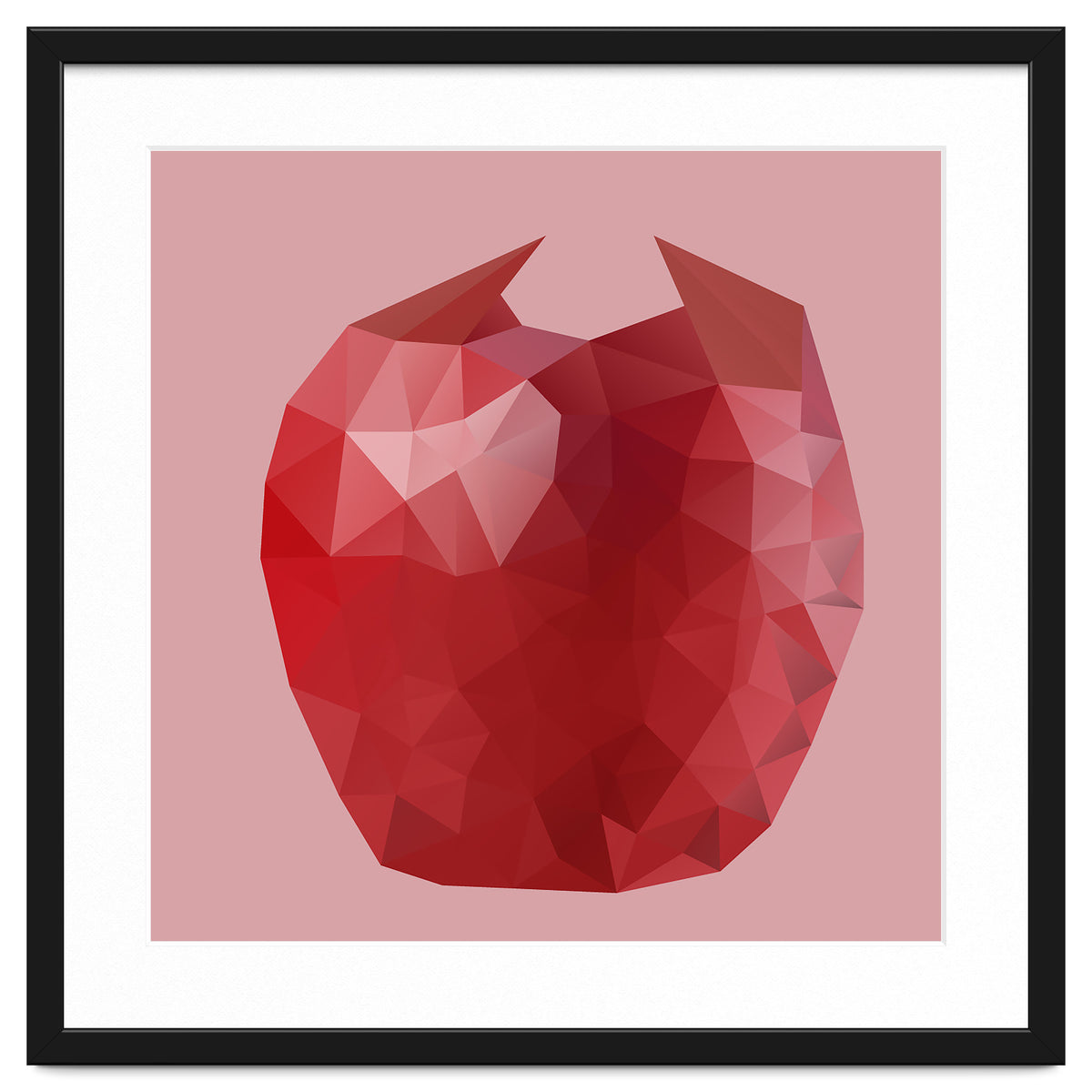 Apple Low Poly Art