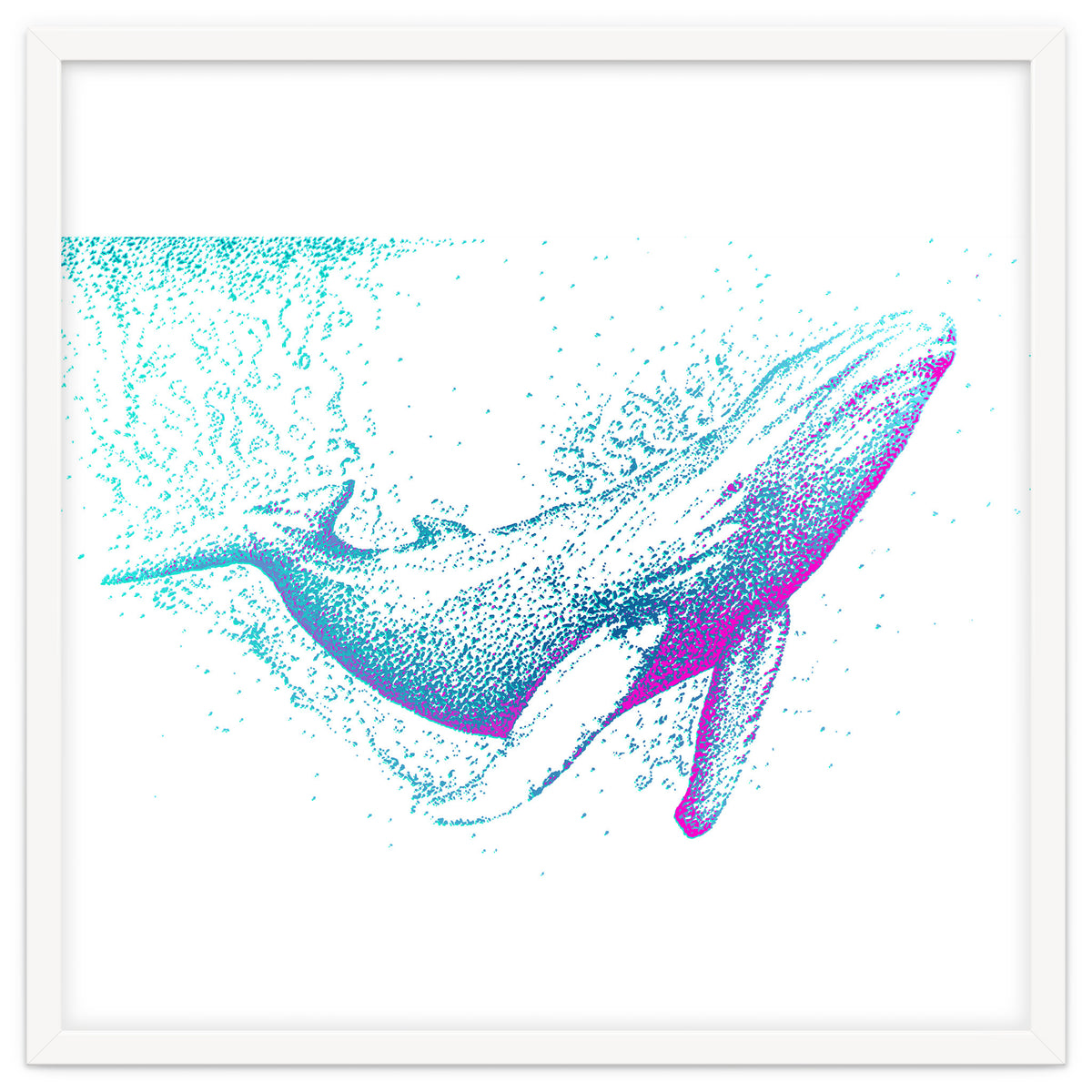 Diving Blue Whale