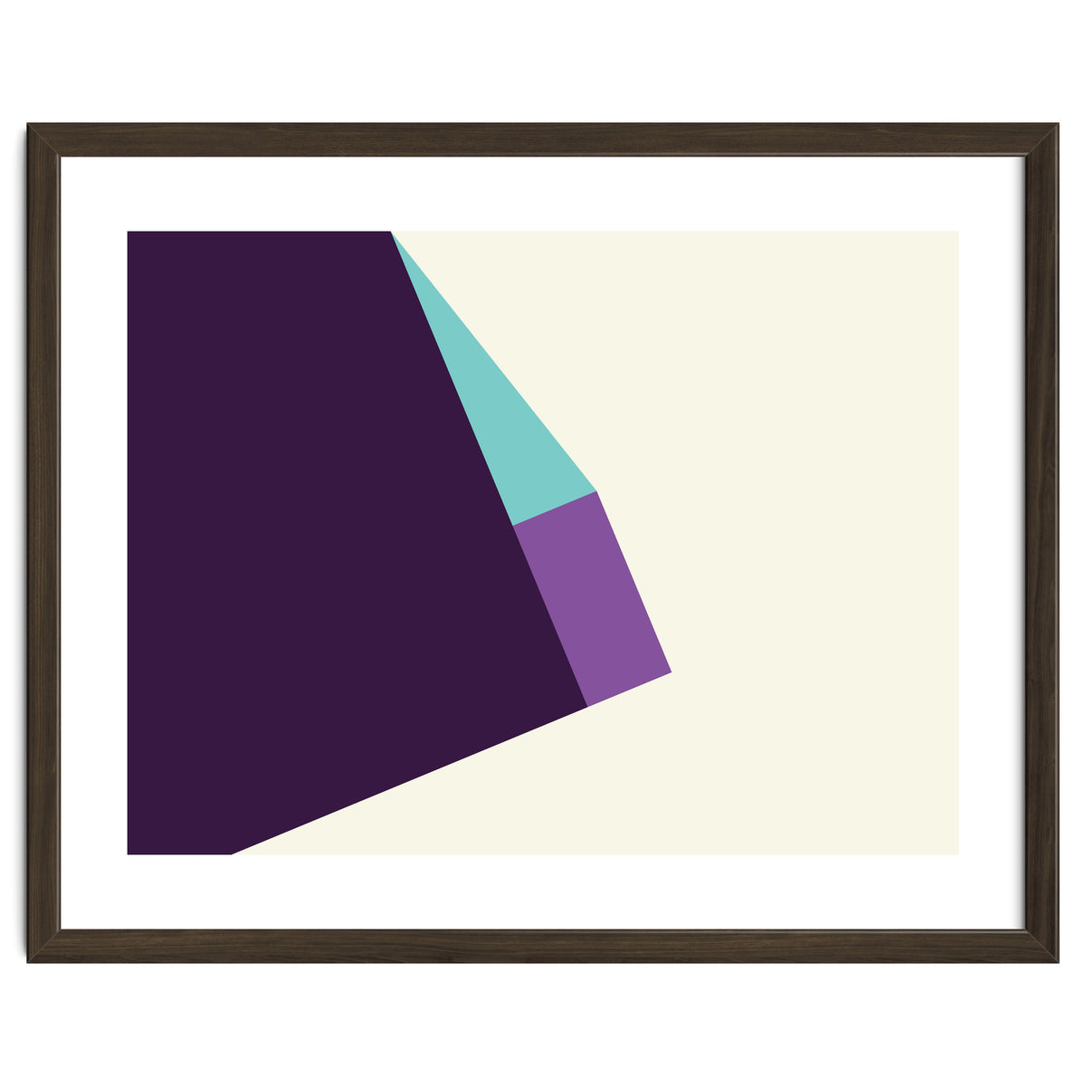 Geometric Shapes No. 42 -  lilac, blue & purple