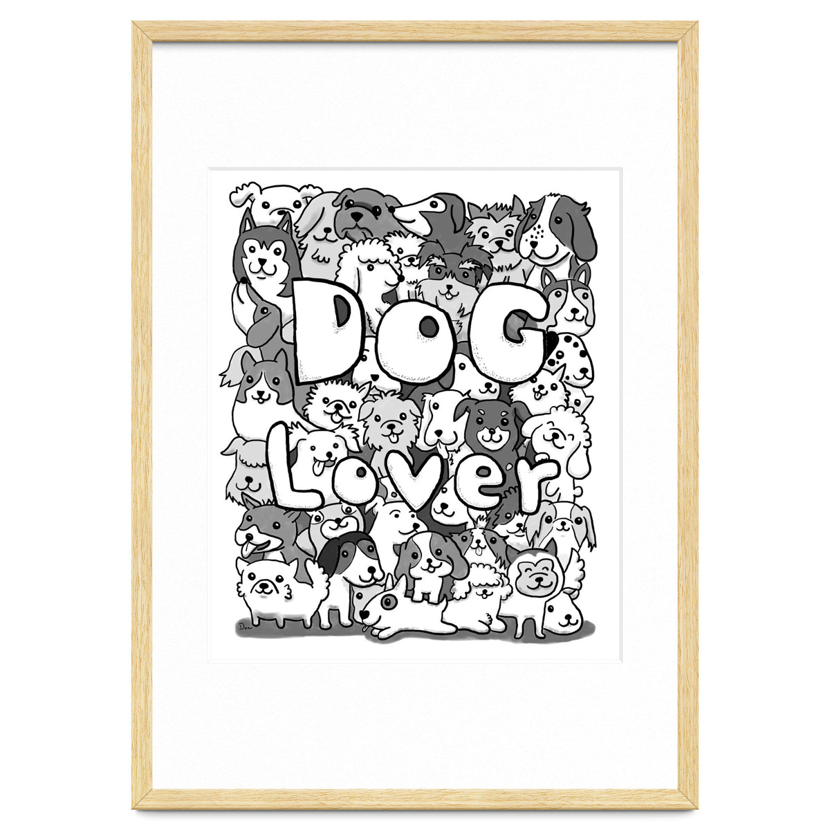 Doodle 72:  Dog Lover