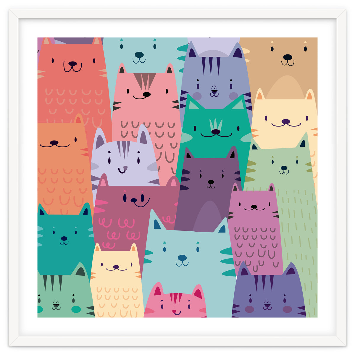 Pastel cats