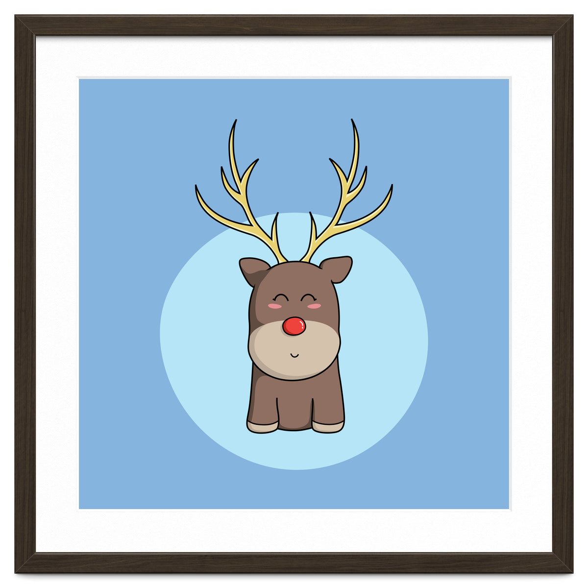 Kawaii Cute Christmas Reindeer