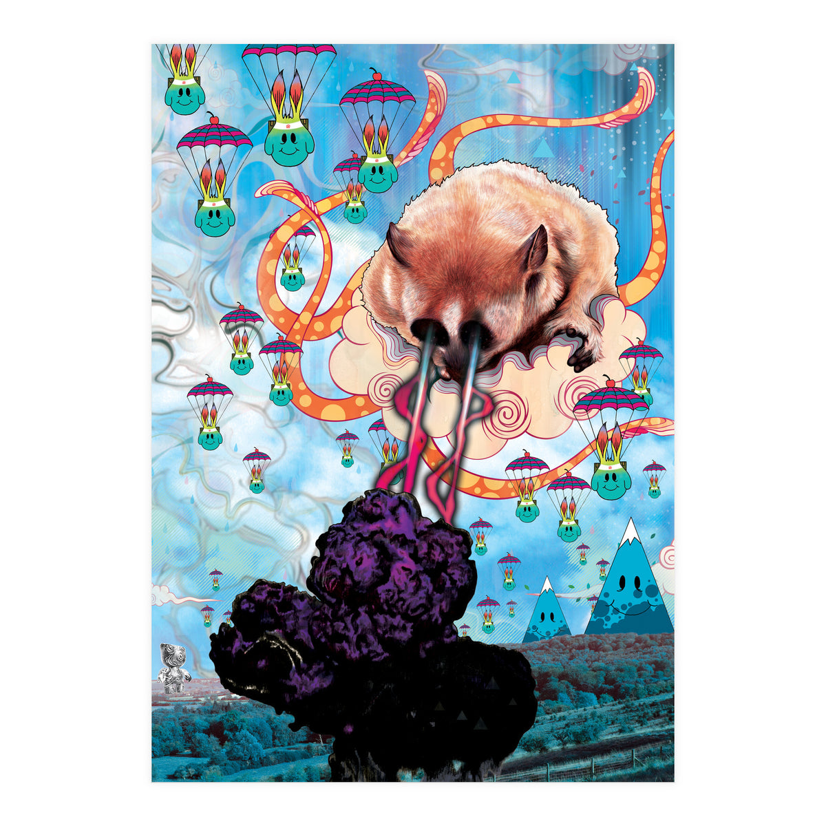 Attack Of The Super Furry Animal (Print Only)