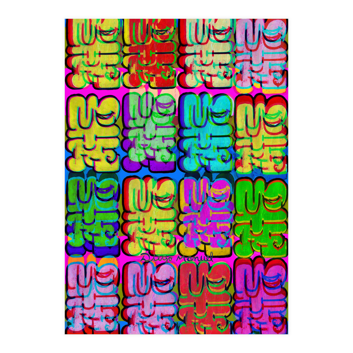 Graffitis 2021 Tapiz 122 (Print Only)