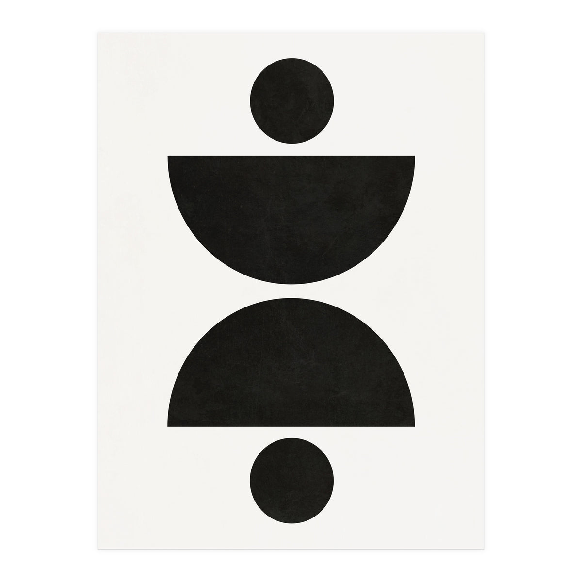 ABSTRACT AND GEOMETRIC SHAPES 02BW (Print Only)