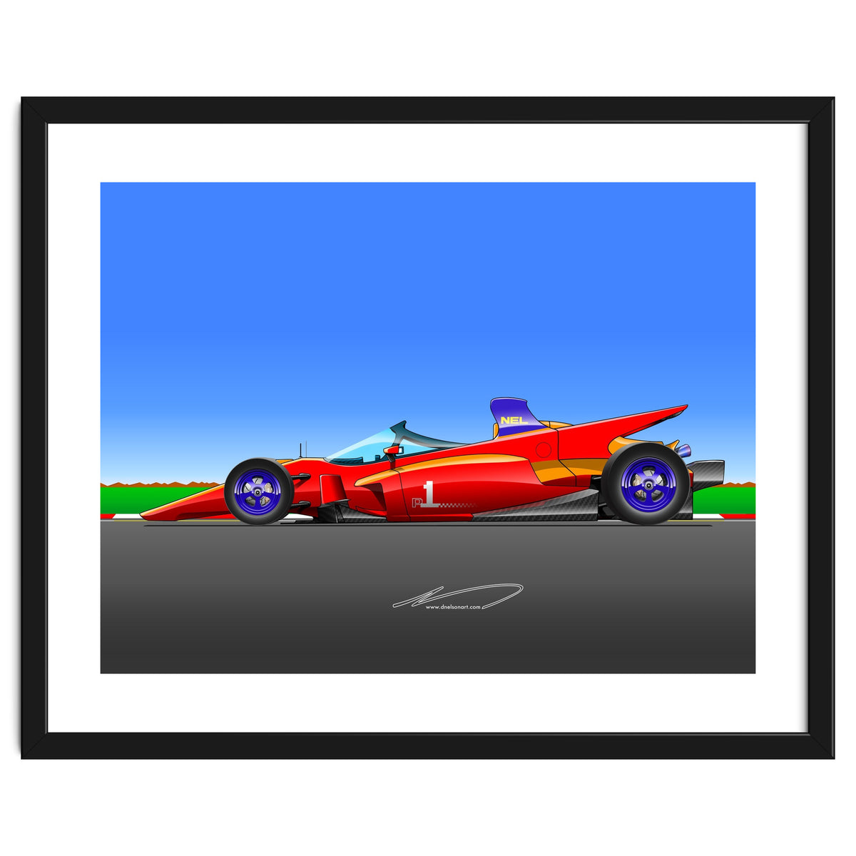 Pole Position Racecar Homage