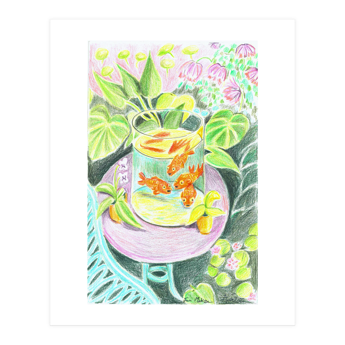 Fish Bowl Matisse (Print Only)