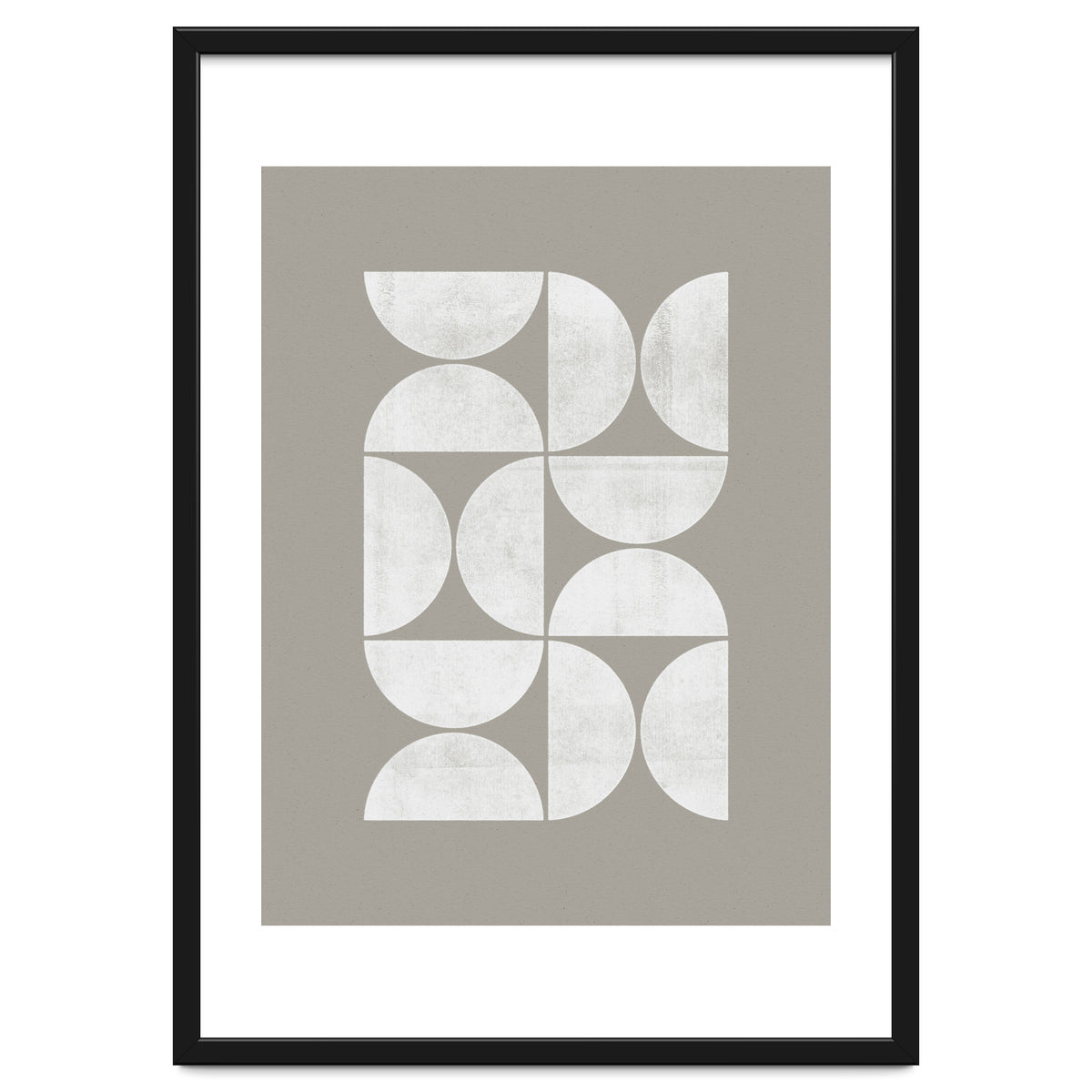 Mid-Century Modern No.17 - Woodblock Print