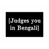 Judges You In Bengali (Print Only) thumbnail