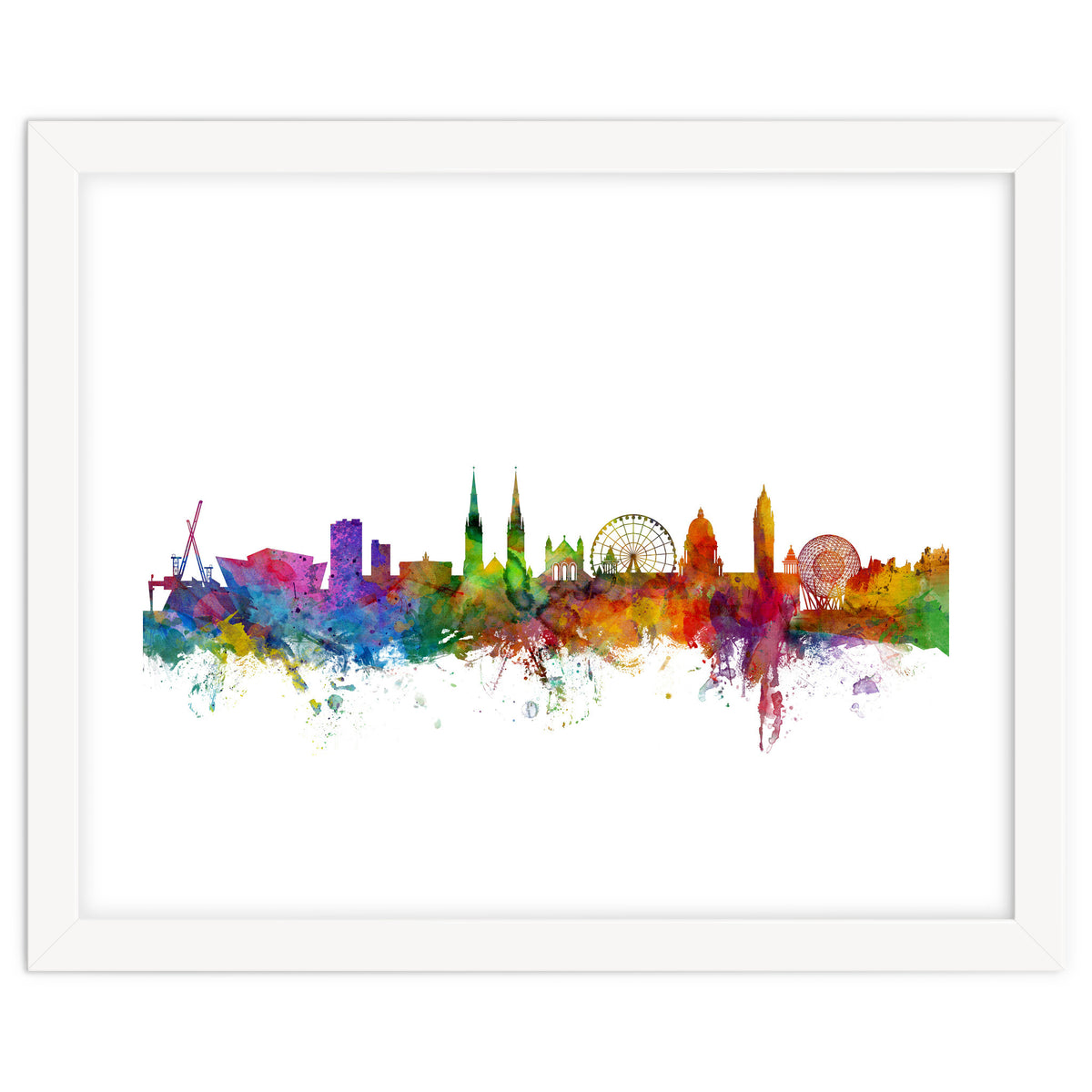 Belfast Northern Ireland Skyline