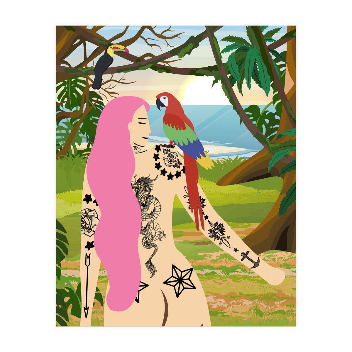 My Ara Bird (Print Only)