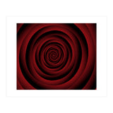 Abstract Concentric Spiral Circles (Print Only) thumbnail