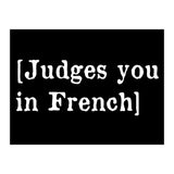 Judges You In French (Print Only) thumbnail