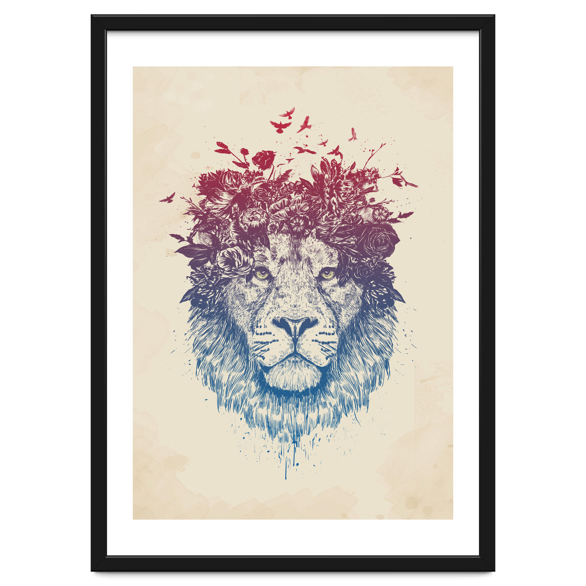 Floral Lion III