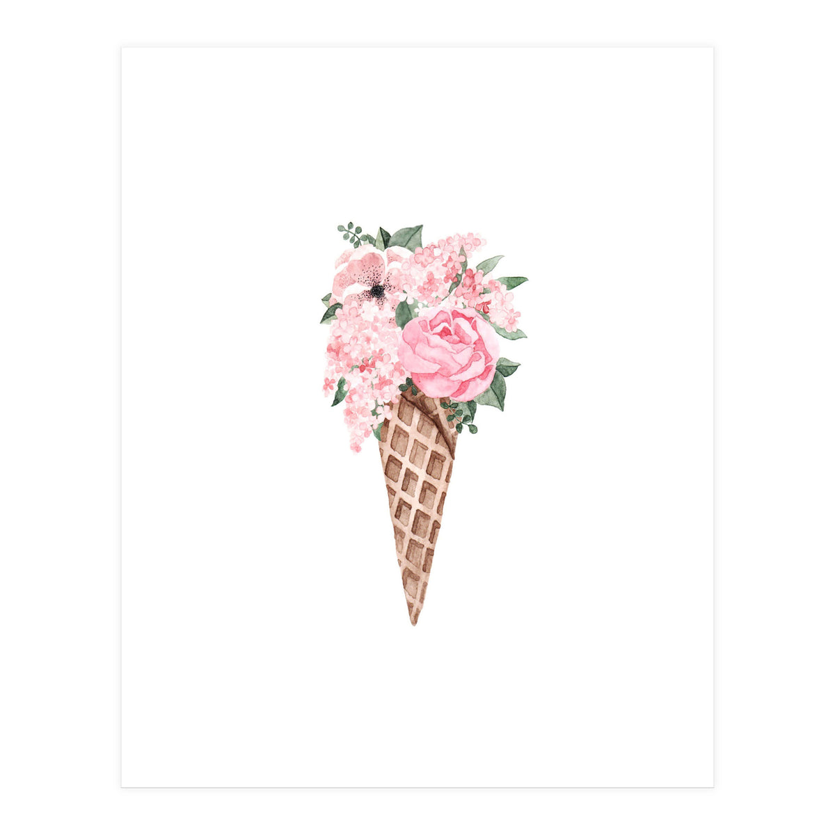 Flower Icecream (Print Only)