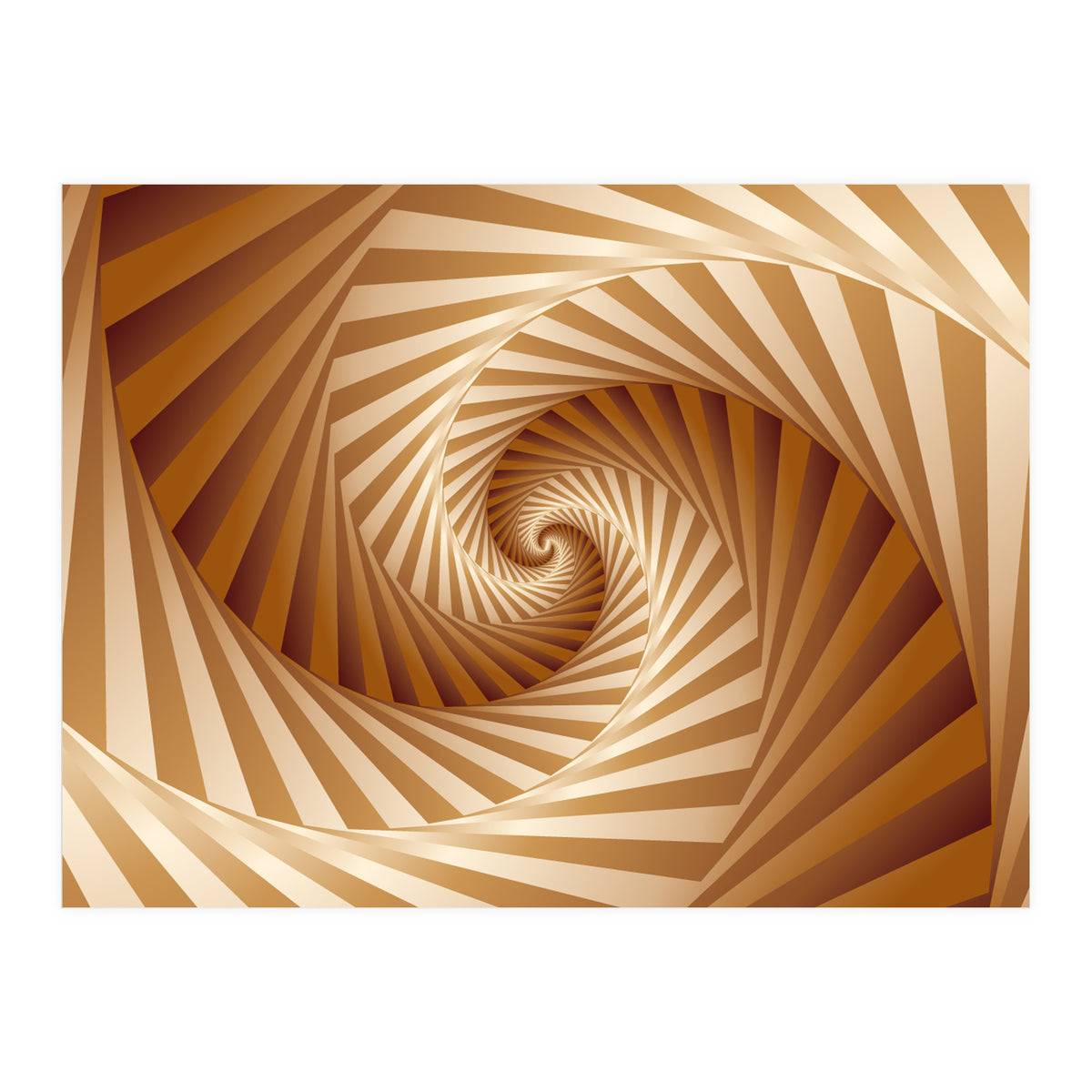 3D Effect Spiral Pattern (Print Only)