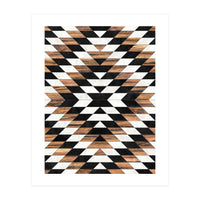 Urban Tribal Pattern No.13 - Aztec - Concrete and Wood (Print Only)