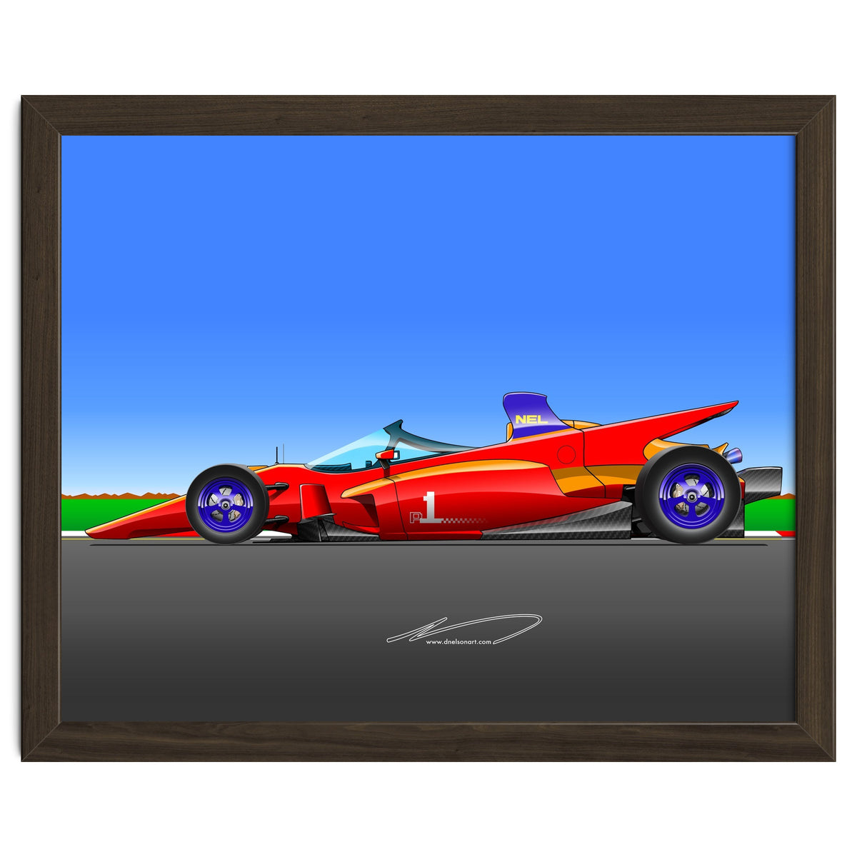 Pole Position Racecar Homage