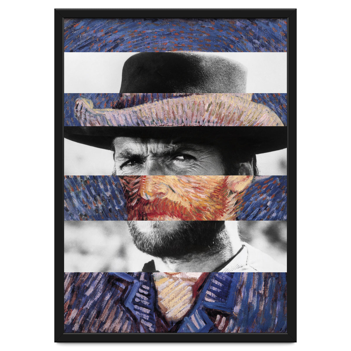 Van Gogh's Self Portrait & Clint Eastwood