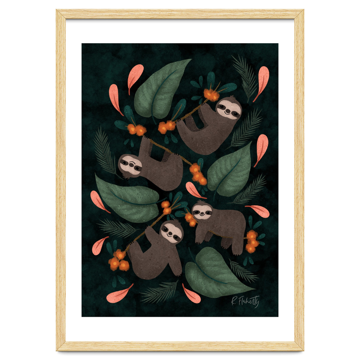 Floral Sloths