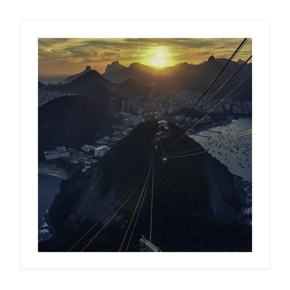 Carioca Sunset 2 1x1 (Print Only)