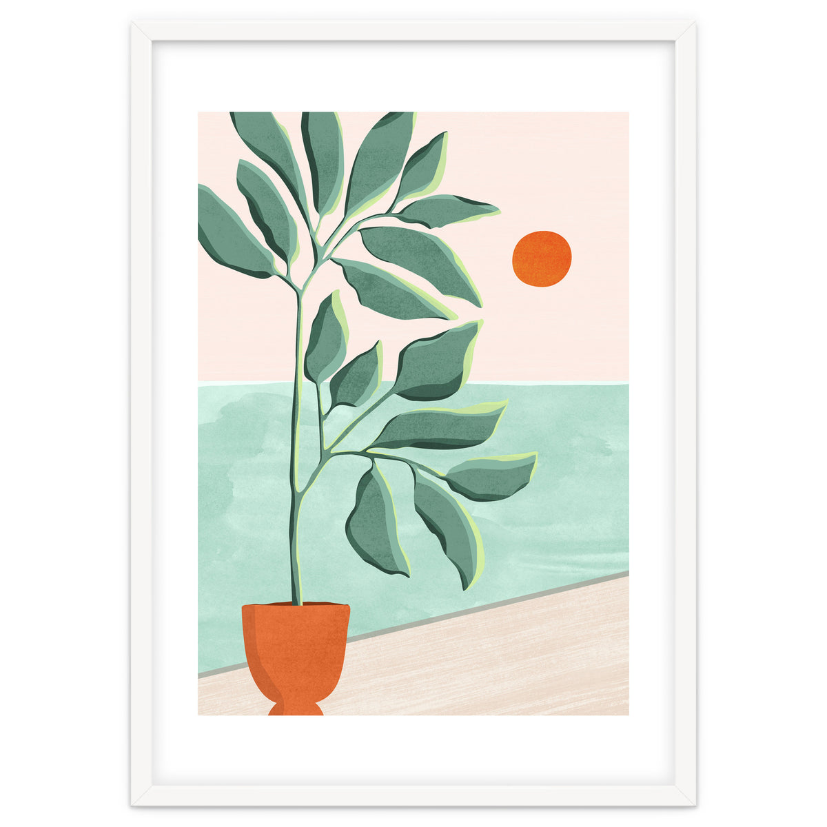 Sunset At The Beach House No.1