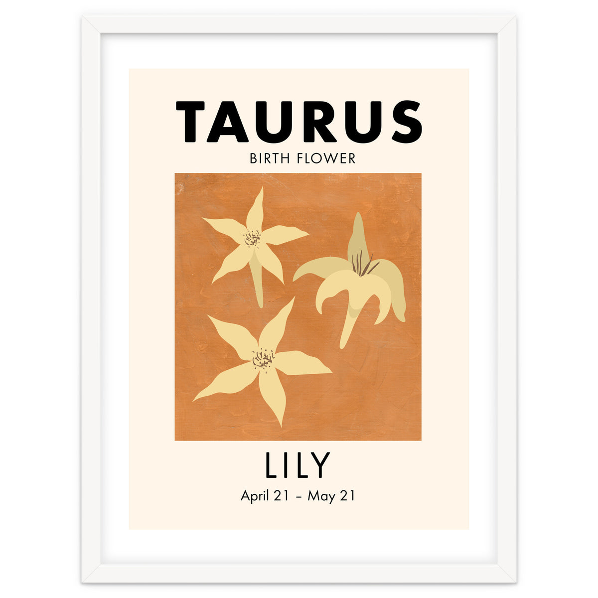 Taurus Birth Flower Lily