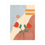 Rose Flower Abstract Botanical Modern (Print Only) thumbnail